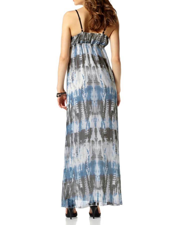 Laura Scott Evening Damen Cocktailkleid mit Pailletten, blau-bunt