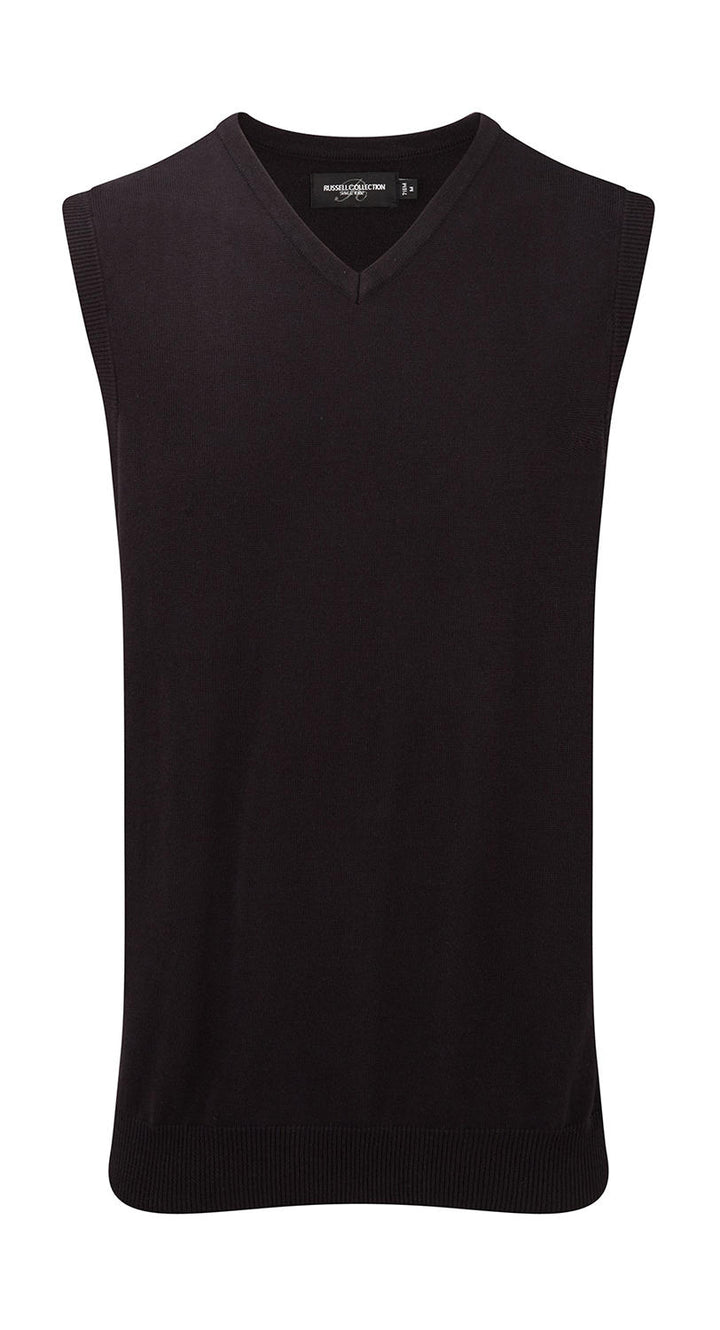 Russel Europe V-Neck Sleeveless Knitted Herren Marken Pullunder