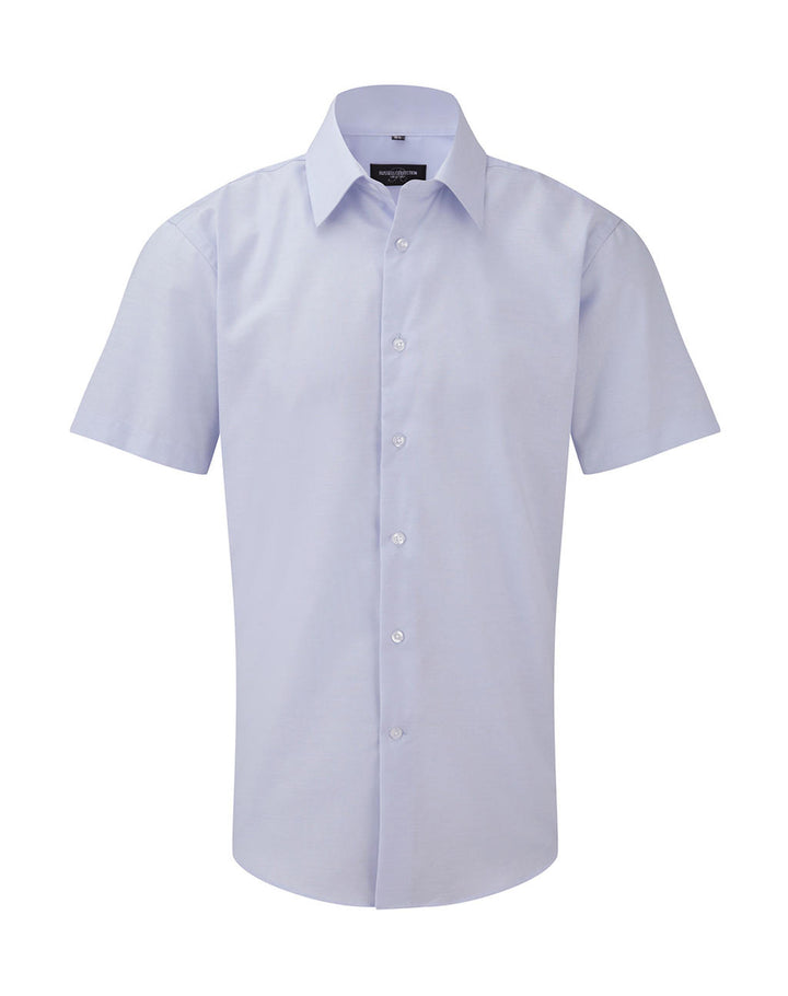 Russel Europe Herren Kurzarm Oxford Hemd