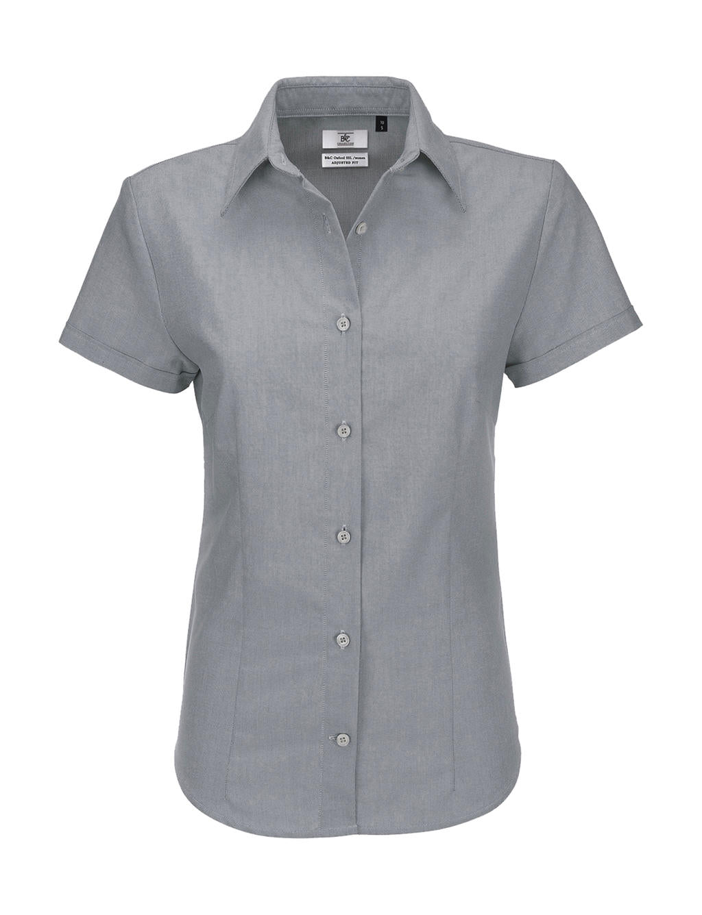 B&amp;C Damen Oxford Kurzarm Bluse - SWO04