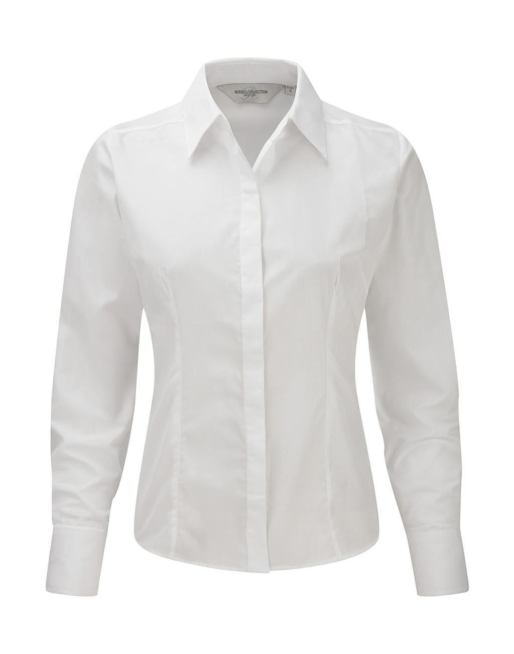 Russel Europe Popelin Damen Langarm Bluse LA