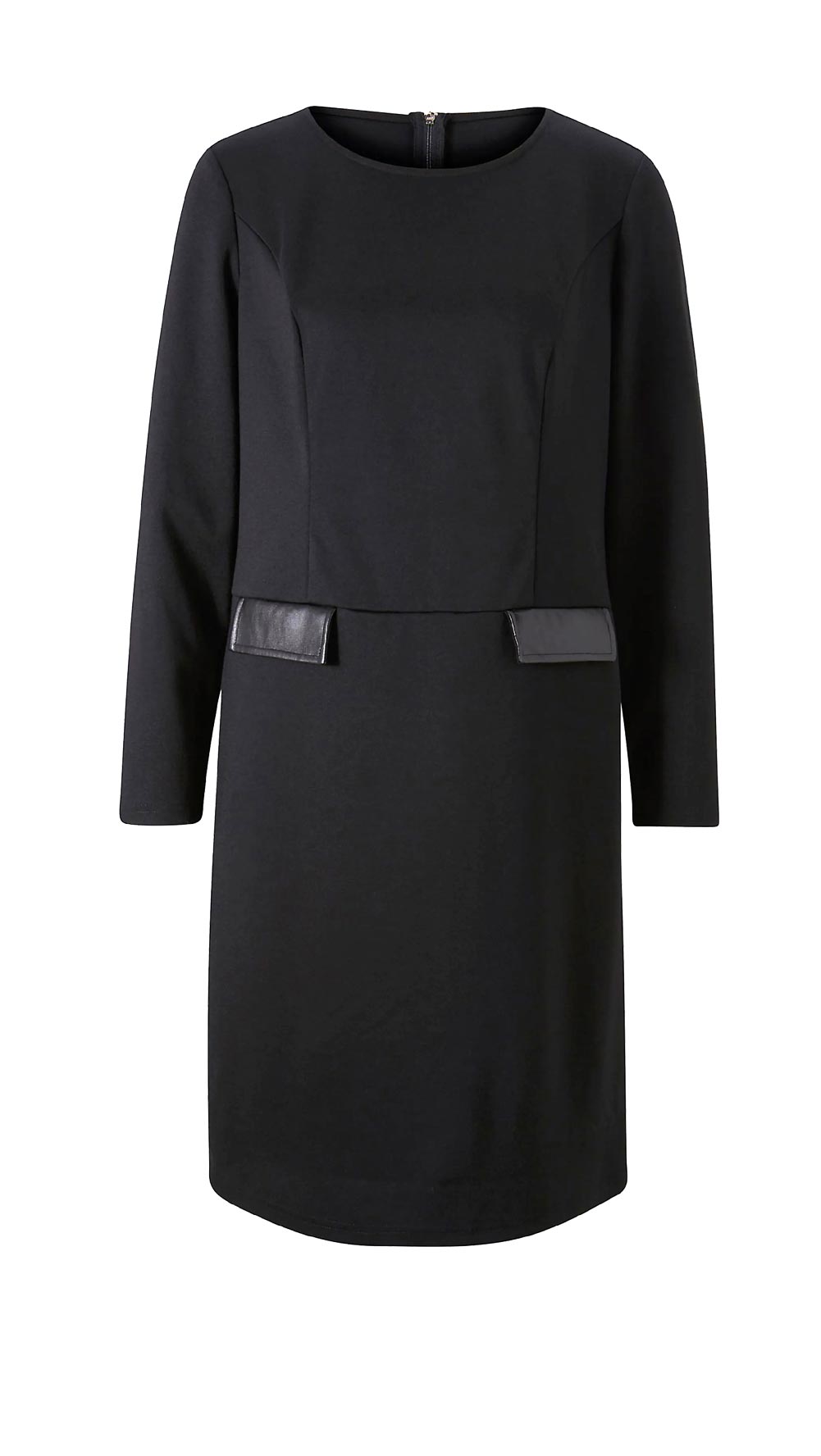 RICK CARDONA Damen Designer-Jerseykleid, schwarz