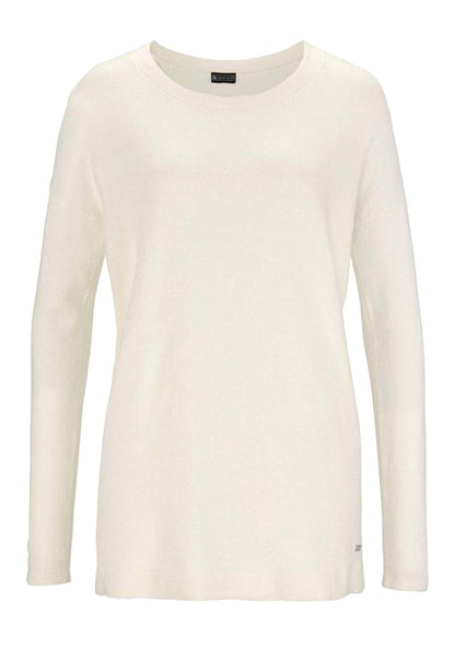 Laura Scott Damen Damen-Pullover mit Loopschal, creme