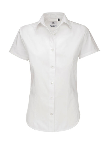B&amp;C Ladies Twill Shirt Damen Marken Kurzarm Bluse - SWT84