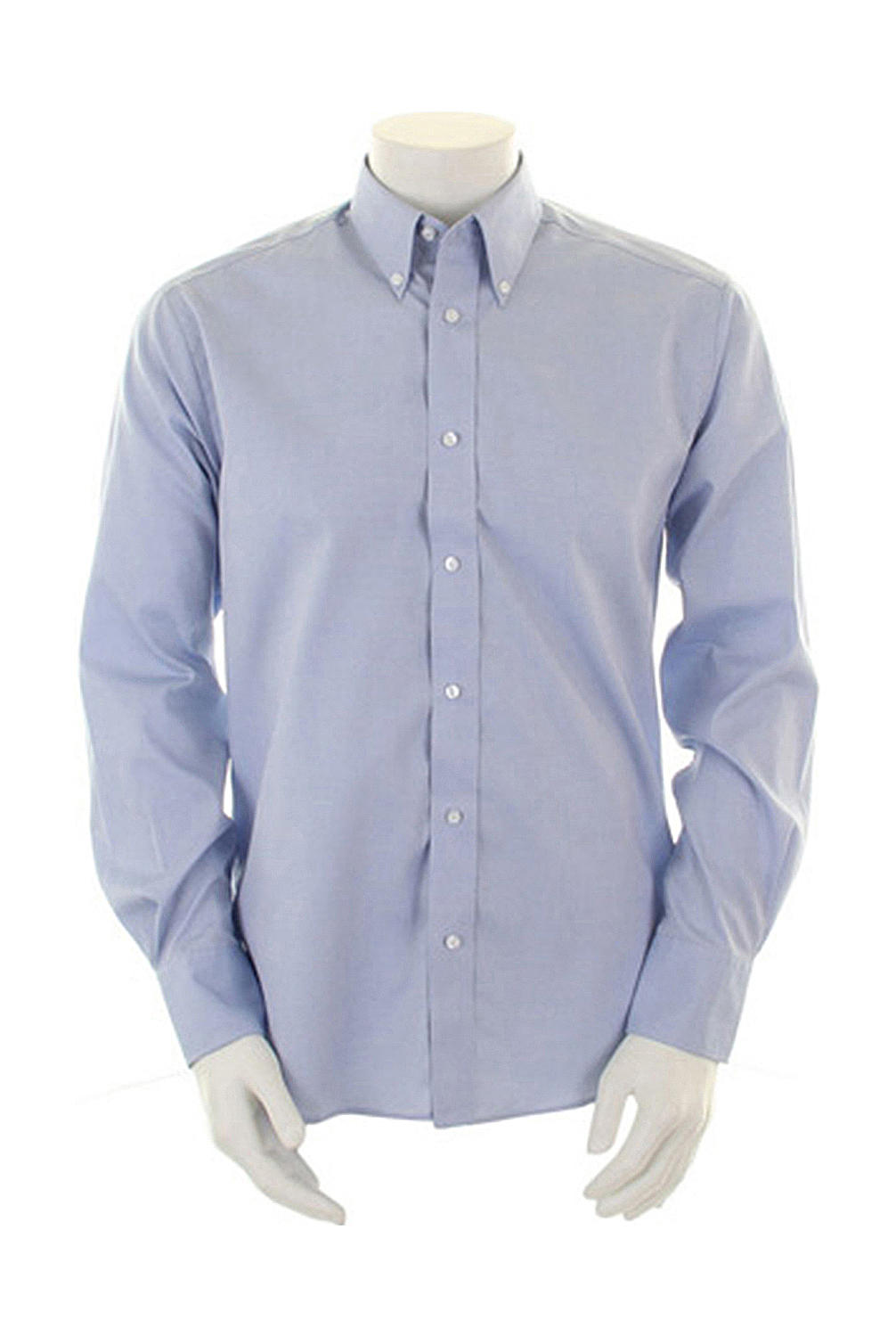 Kustom Kit Tailored Fit Premium Oxford Herren Langarm Hemd