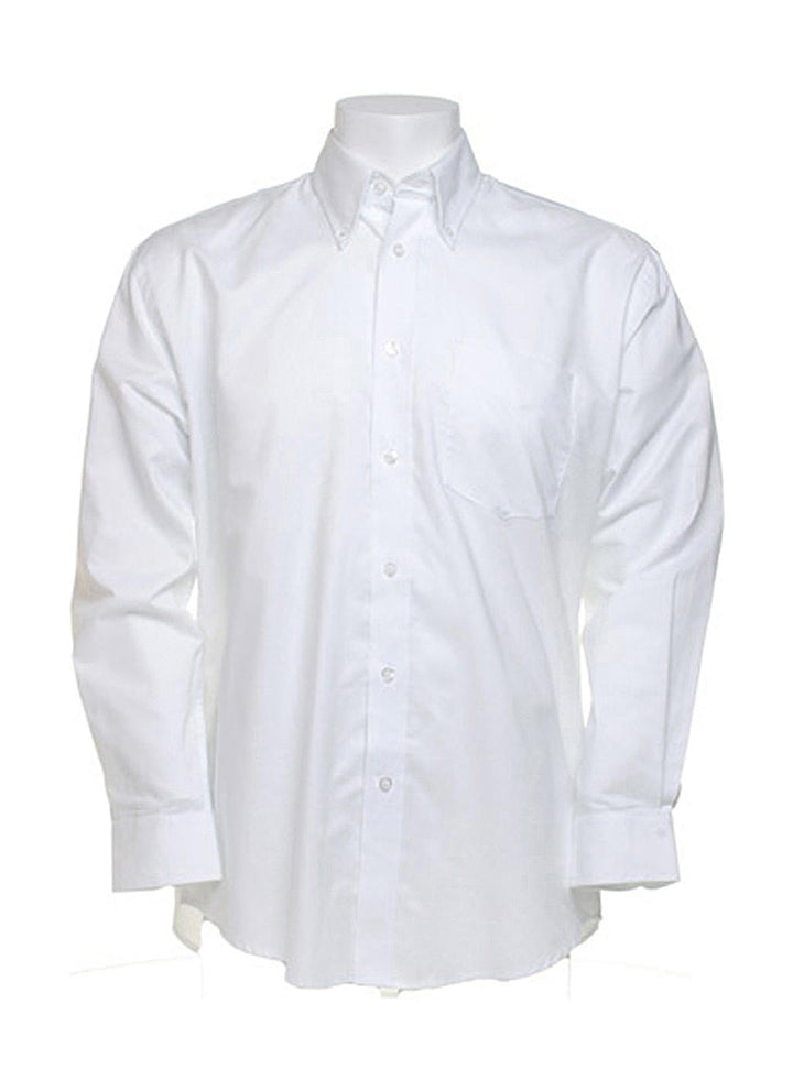 Kustom Kit Workwear Oxford Herren Langarm Hemd, Shirt