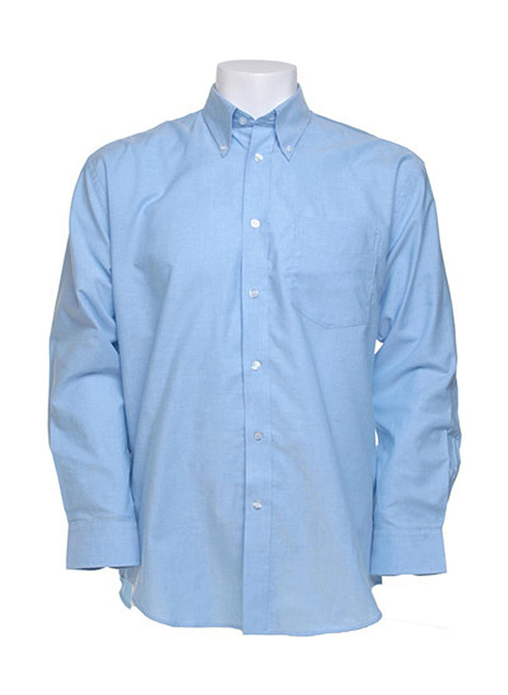 Kustom Kit Workwear Oxford Herren Langarm Hemd, Shirt