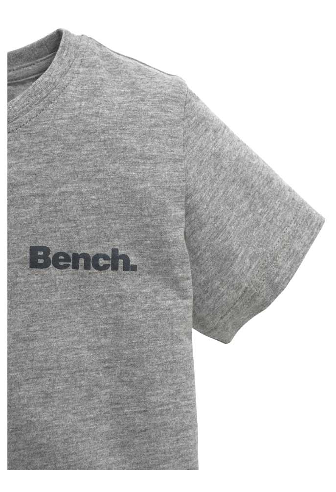 Bench Marken-Kinder-Shirt, grau-melange