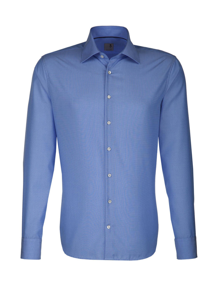 Seidensticker Tailored Fit Herren Langarm Marken Hemd