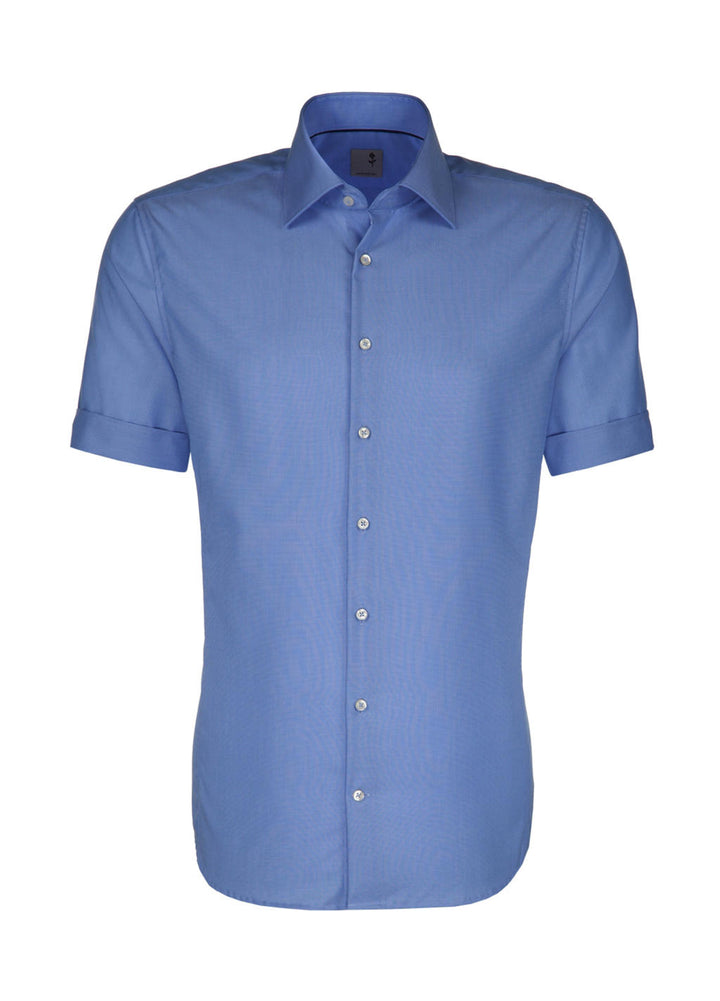 Seidensticker Tailored Fit Herren Marken Kurzarm Hemd