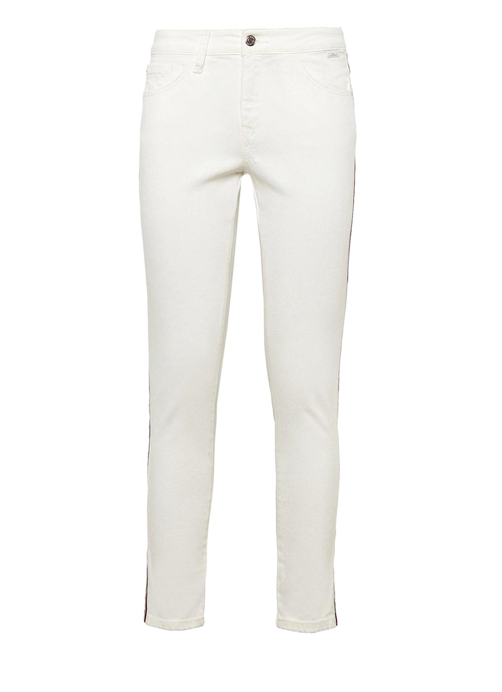 MAVI Damen Marken-Super-Skinny-Jeans, weiß, 30 inch