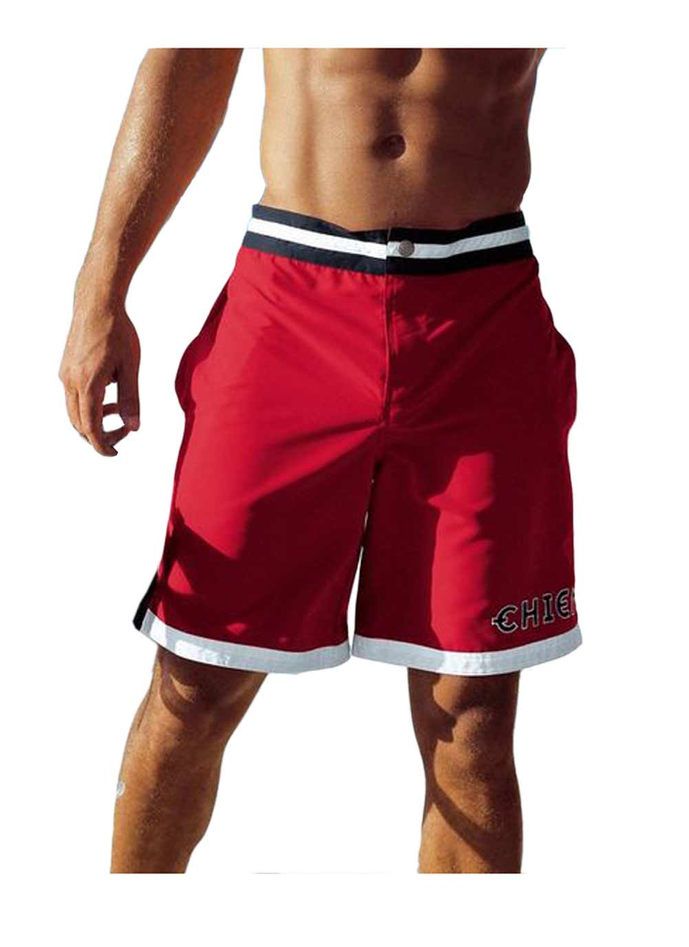 Chiemsee Herren Marken-Badeshorts, rot