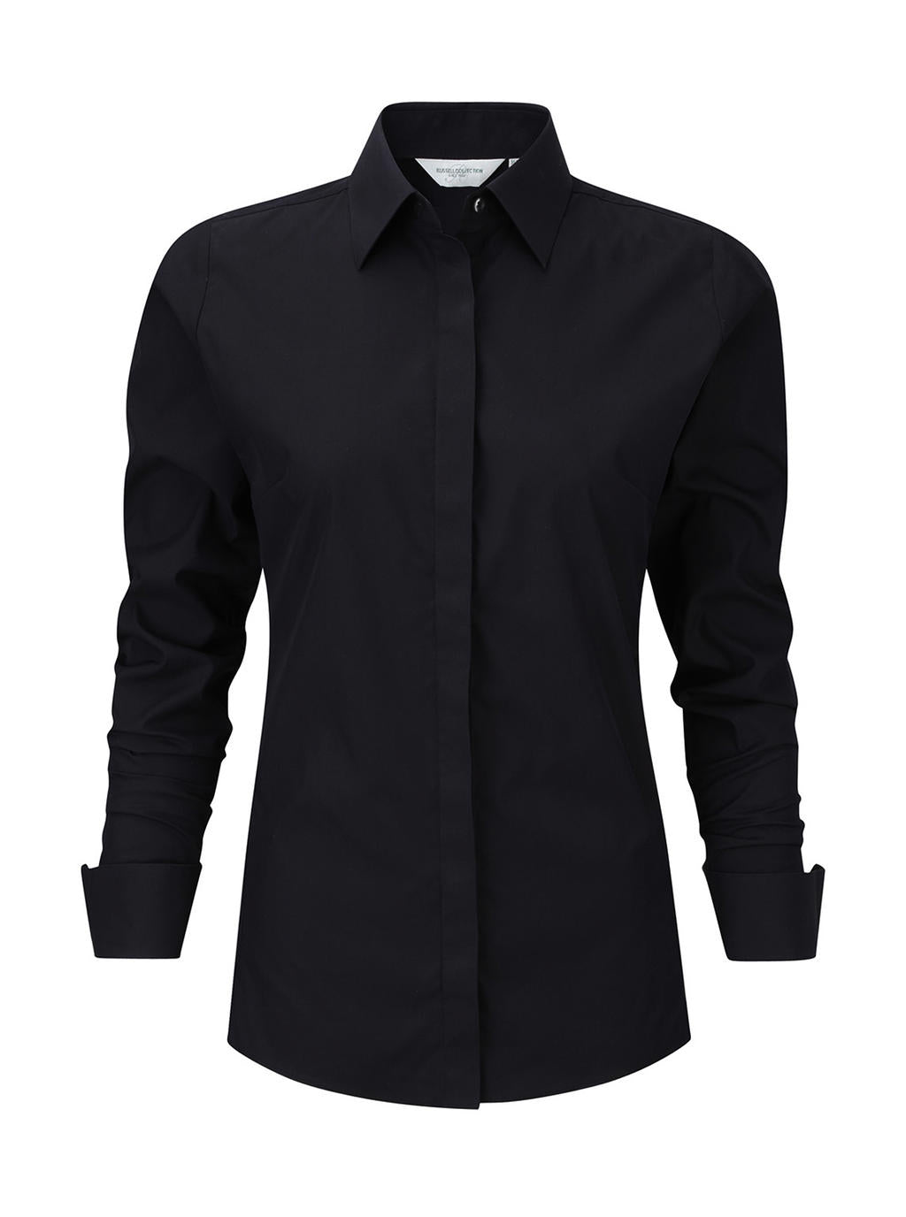 Russel Europe Ladies Langarm Ultimate Stretch Damen Bluse, Shirt, Hemd