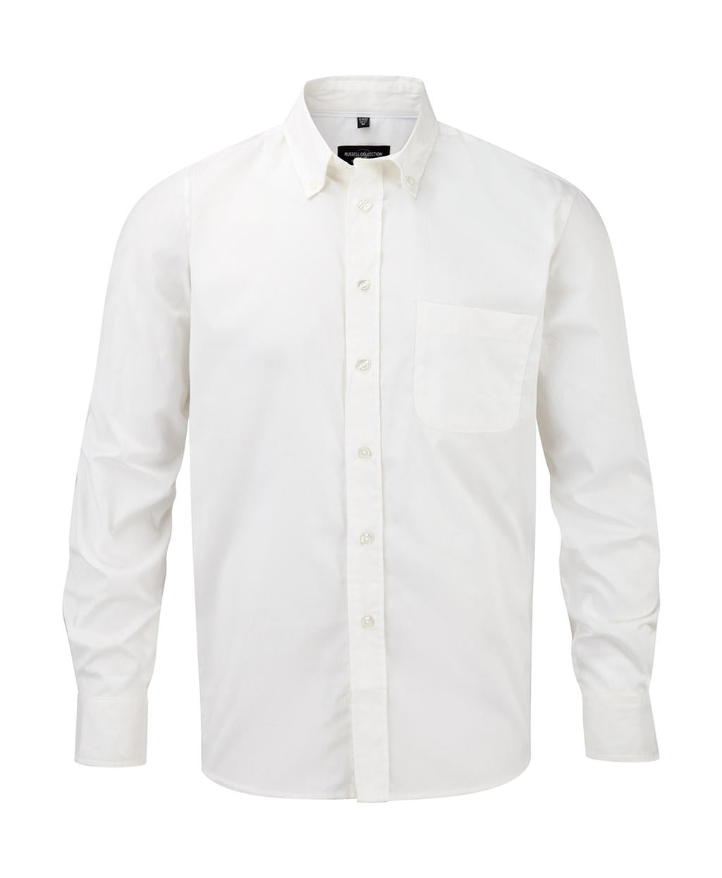 Russel Europe Classic Twill Herren Langarm Shirt, Hemd, Bluse