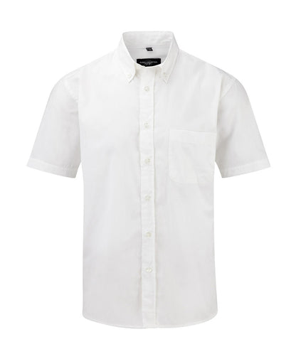 Russel Europe Classic Twill Herren Kurzarm Hemd, Shirt