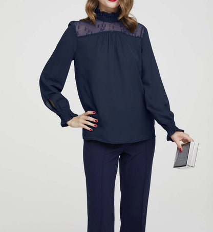 HEINE Damen Bluse, marine