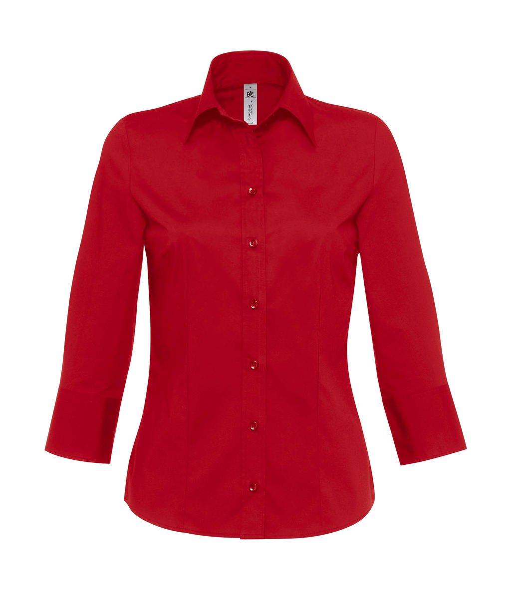 B&C Damen Business Oberteil Shirt Stretch Bluse T-Shirt halbarm