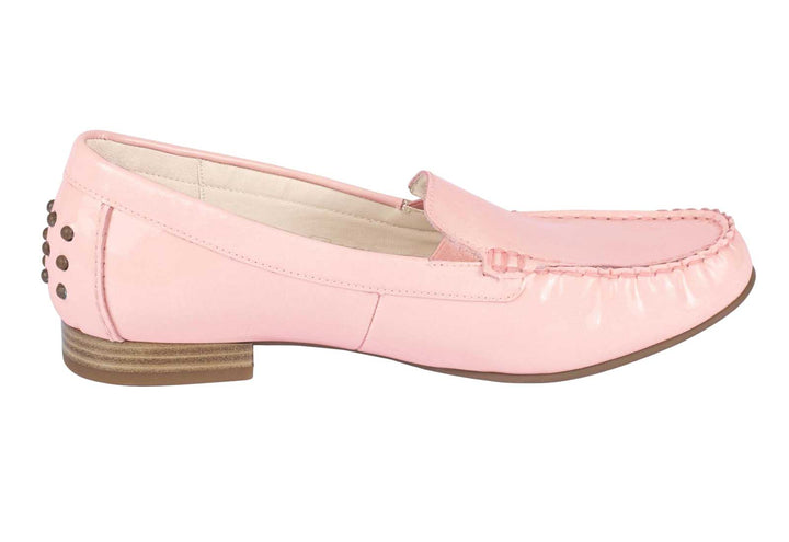 Gabor Damen Marken-Damen-Lackleder-Slipper, rosé