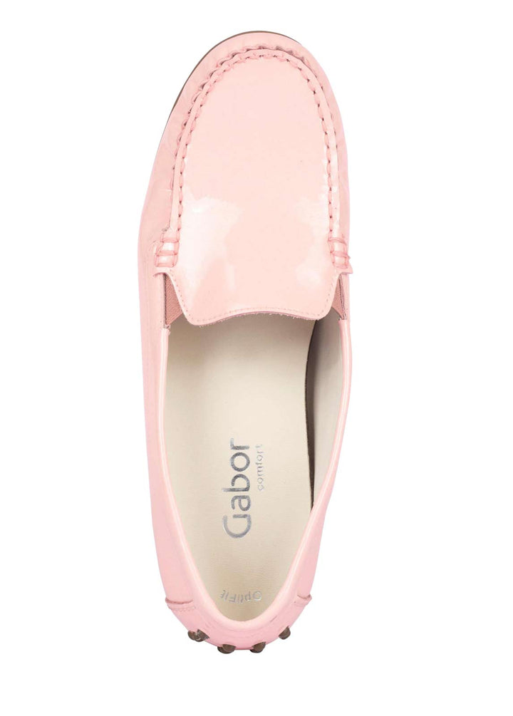 Gabor Damen Marken-Damen-Lackleder-Slipper, rosé