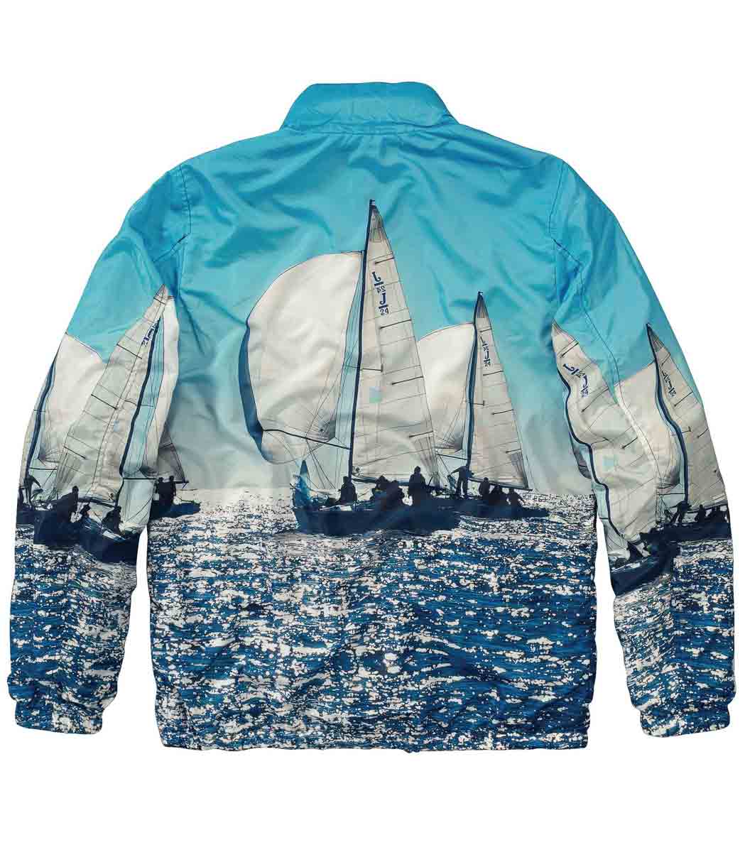 Freedomday Marken-Herren-Wendejacke, navy