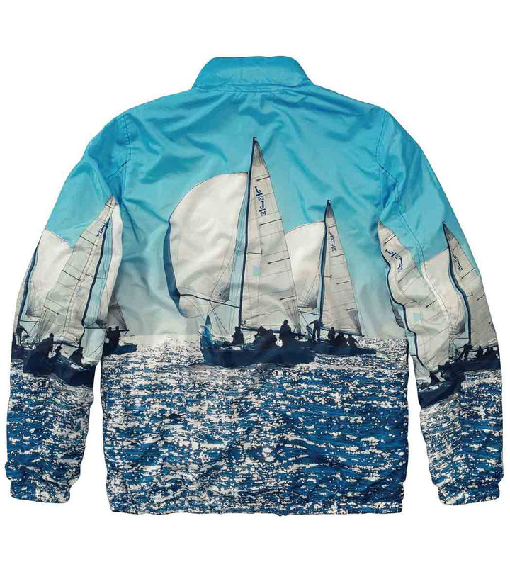 Freedomday Marken-Herren-Wendejacke, navy