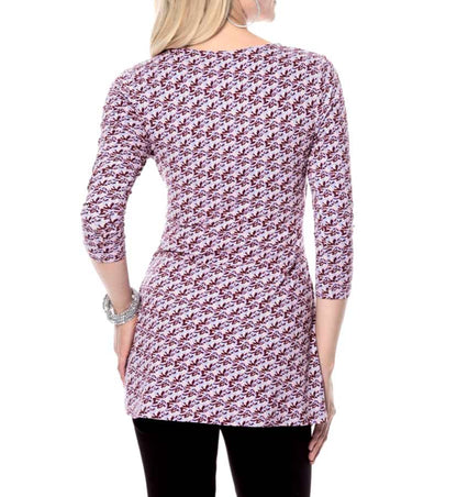 Vivance Collection Damen Wickel-Longshirt, bunt