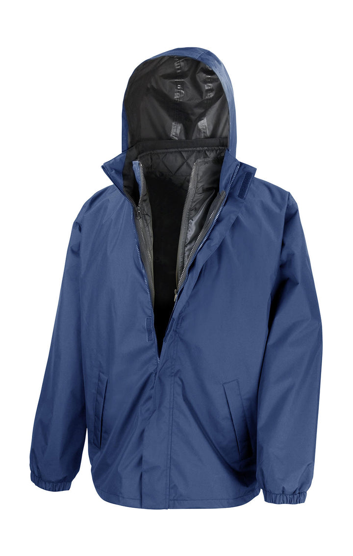 Result 3-in-1 Herren Funktionsjacke mit gestepptem Bodywarmer