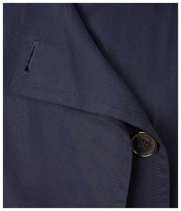 Mbym Damen Marken-Trenchcoatmantel, marine