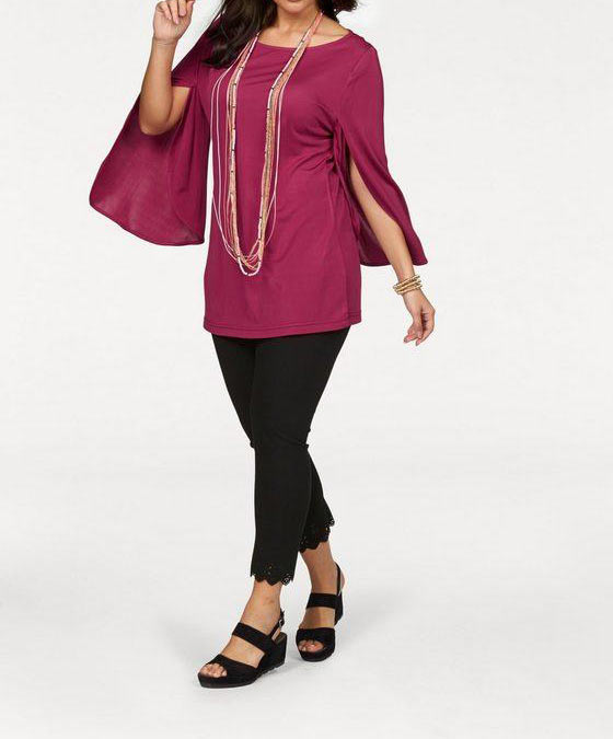 Apart Damen Capeshirt, magenta