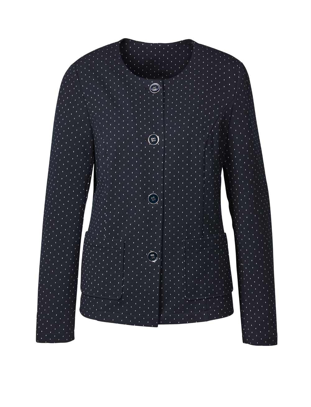 CRéATION L PREMIUM Damen Blazer, marine-weiß