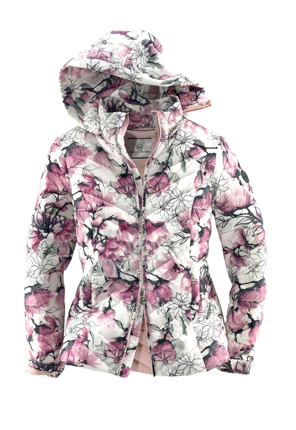 GUIDO MARIA KRETSCHMER Damen Designer-Steppjacke, weiß-bunt