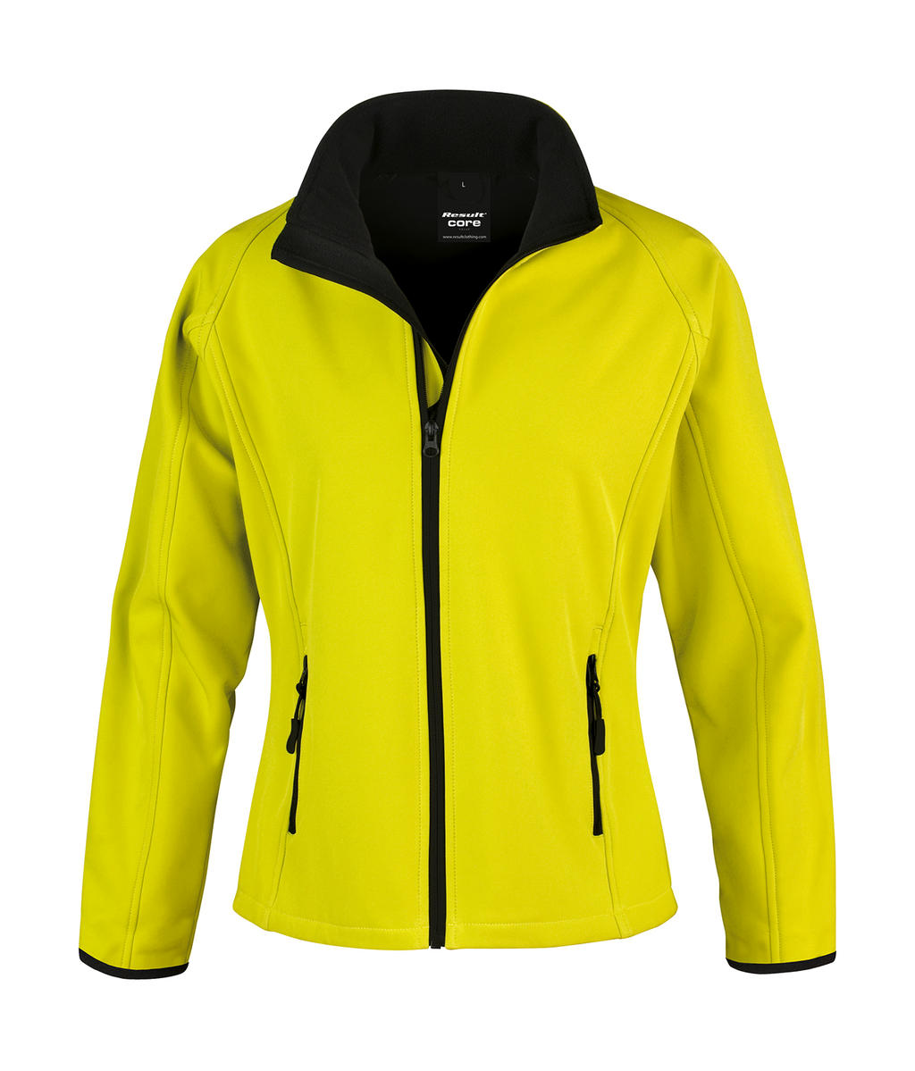 Result Damen Softshell Jacke Sport Freizeit Kragen Übergangsjacke Zip