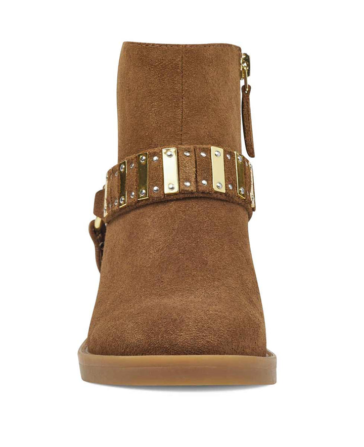 Nine West Damen Biker-Boots, cognac