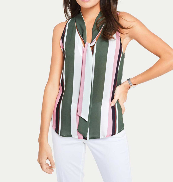 Ashley Brooke Damen Designer-Blusentop, bunt