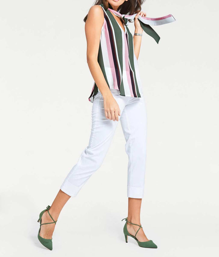 Ashley Brooke Damen Designer-Blusentop, bunt