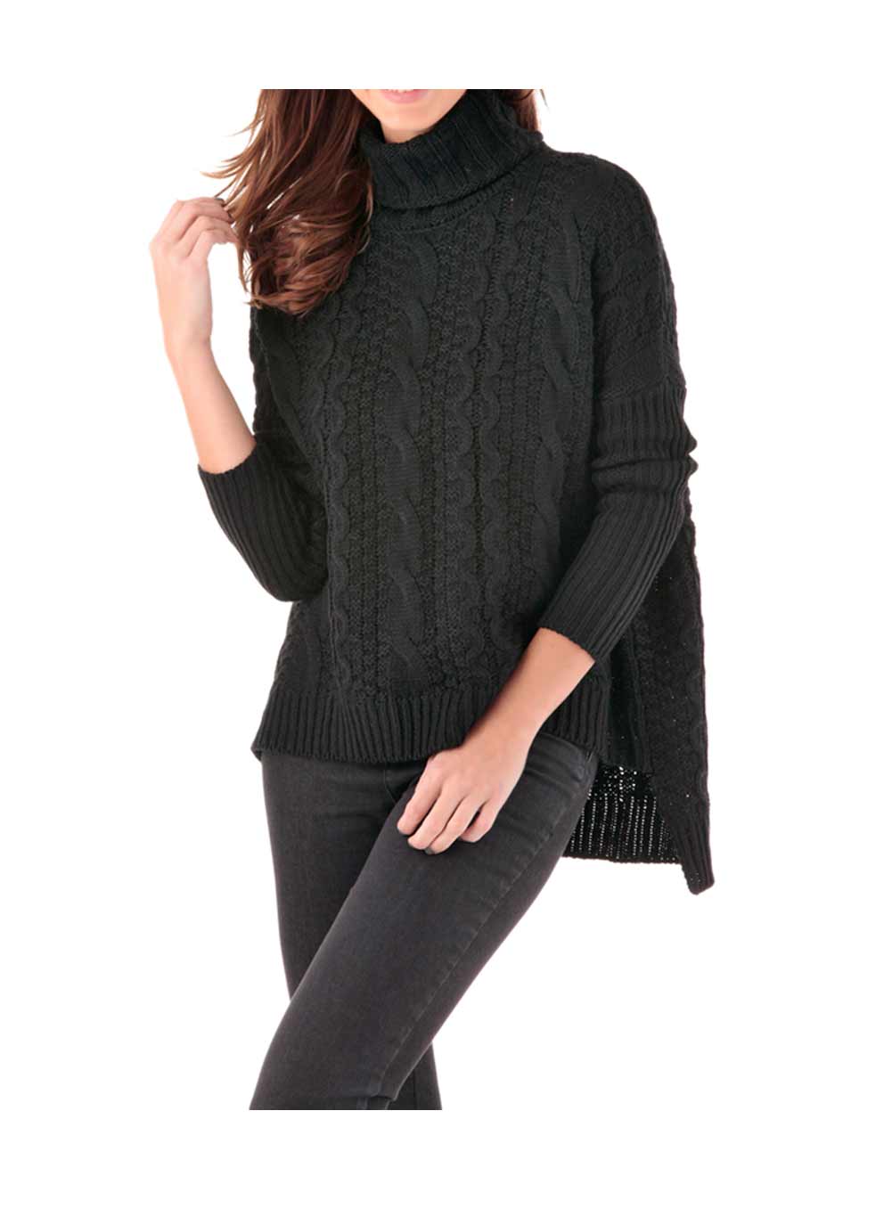 Tamaris Damen Marken-Pullover, schwarz