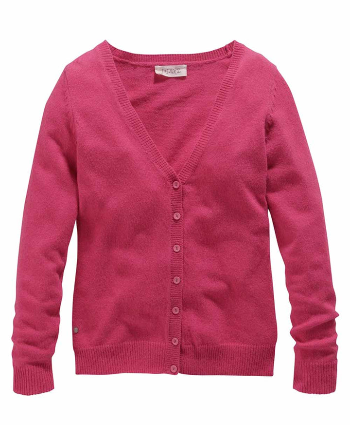 J.Jayz Damen Marken-Strickjacke, beere