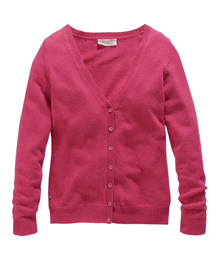 J.Jayz Damen Marken-Strickjacke, beere