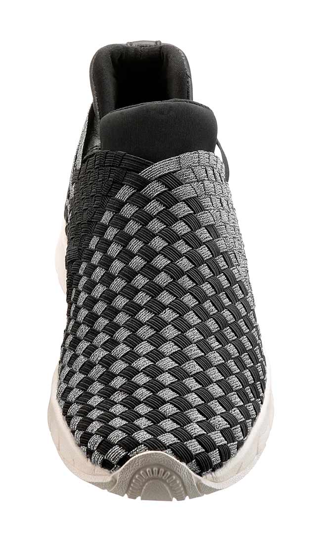 Bernie Mev. Damen Marken-Slipper, schwarz-silberfarben