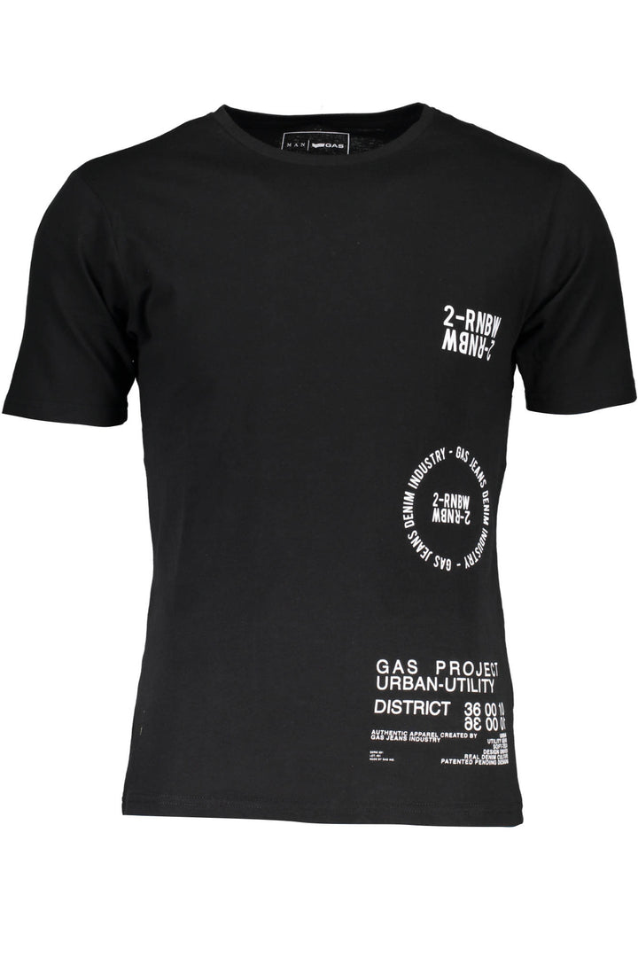 GAS Herren T-Shirt Sweatshirt mit Rundhalsausschnitt, kurzarm