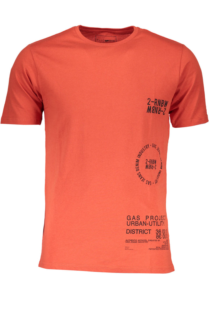 GAS Herren T-Shirt Sweatshirt mit Rundhalsausschnitt, kurzarm