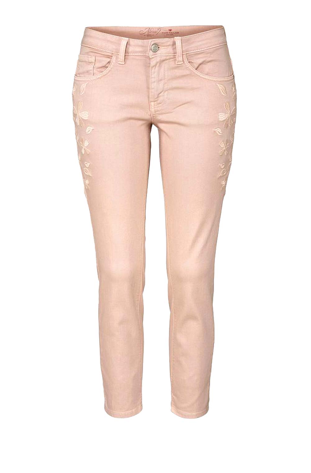TOM TAILOR Damen Marken-Skinny-Jeans ALEXA", rosé, 32 inch"