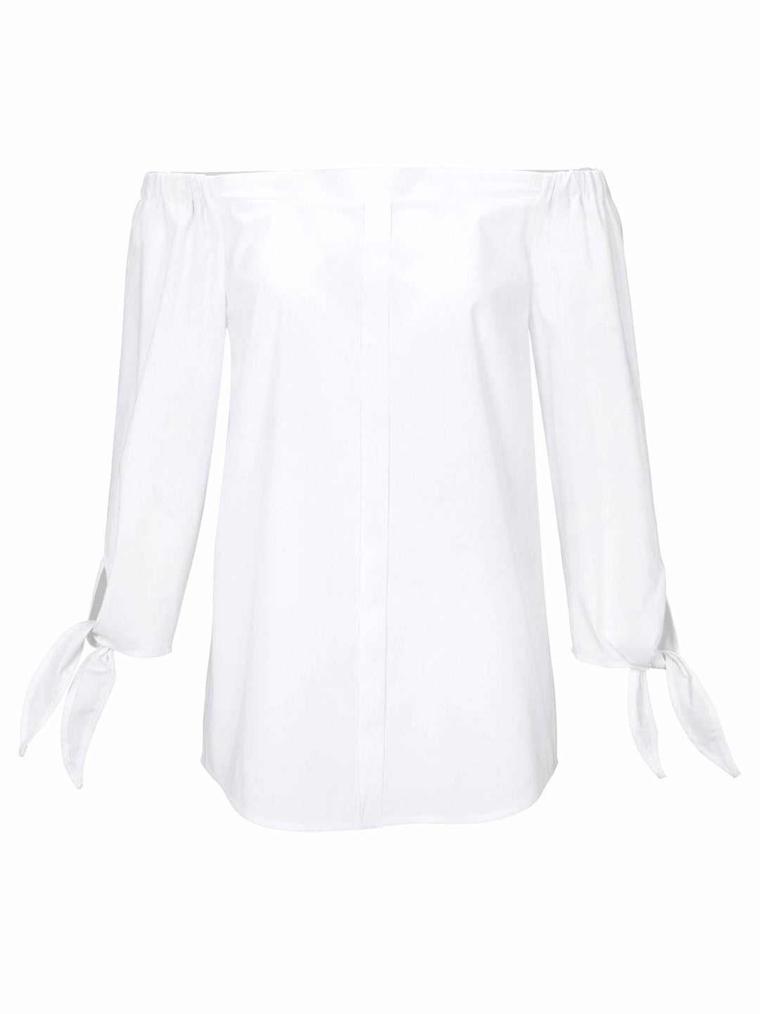 Heine - Best Connections Damen Carmenbluse, weiß