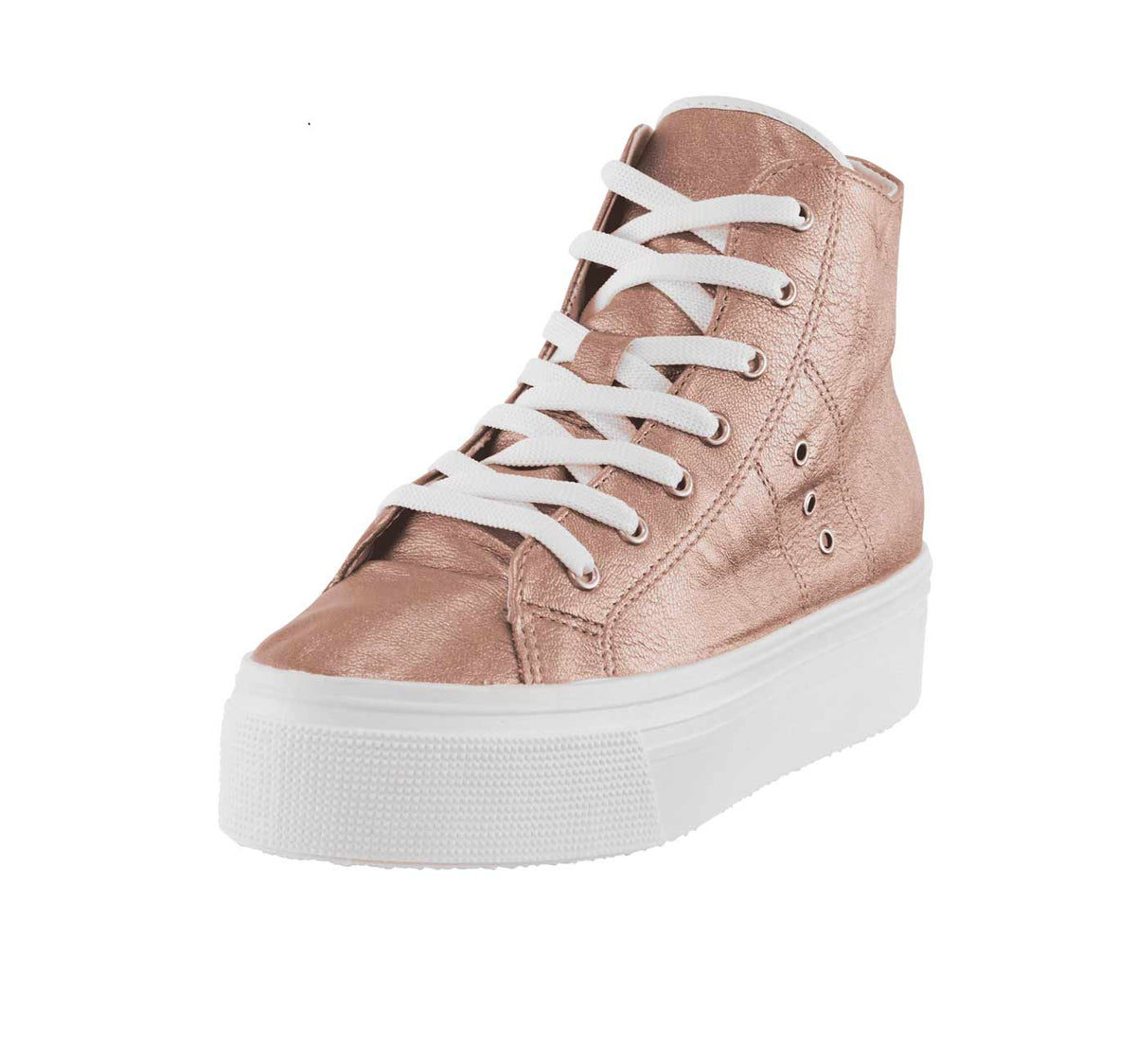 HEINE Damen High-Top-Sneaker, roségoldfarben