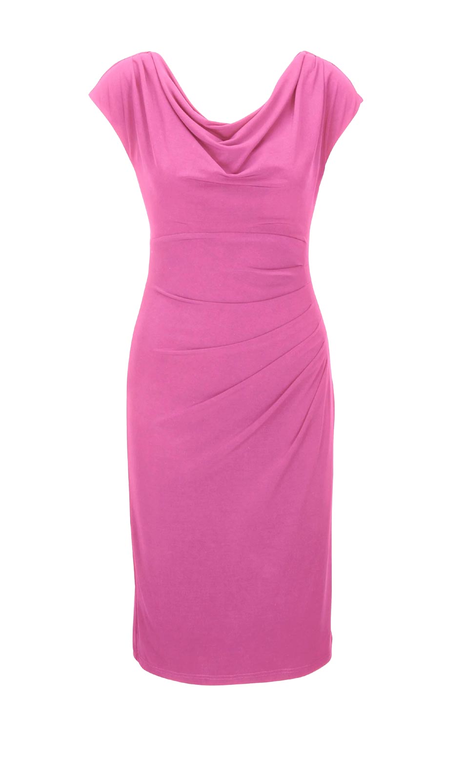 HEINE Damen Jerseykleid, pink