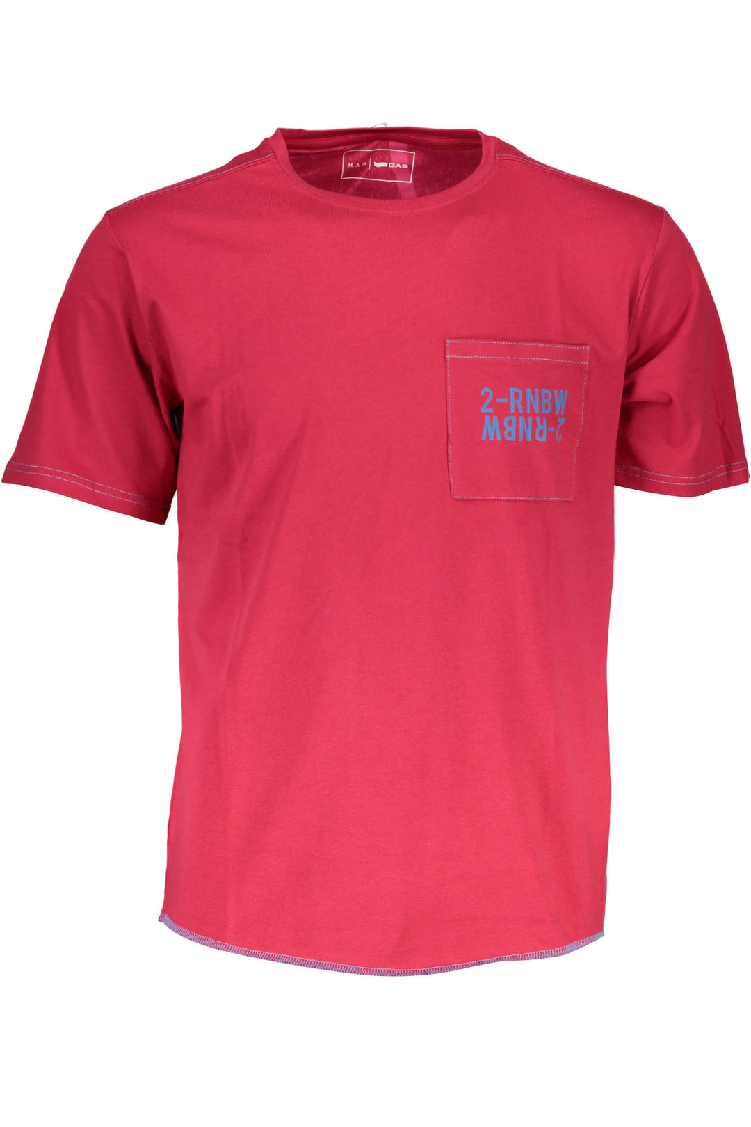 GAS Herren T-Shirt Sweatshirt mit Rundhalsausschnitt, kurzarm