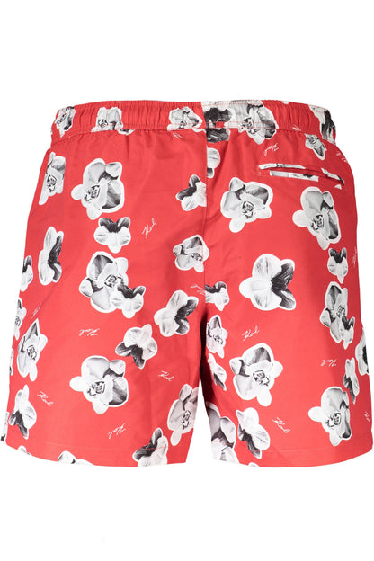 KARL LAGERFELD BEACHWEAR Herren Badehose Hose Bademode, mit Schnürverschluss