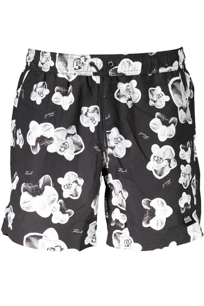 KARL LAGERFELD BEACHWEAR Herren Badehose Hose Bademode, mit Schnürverschluss