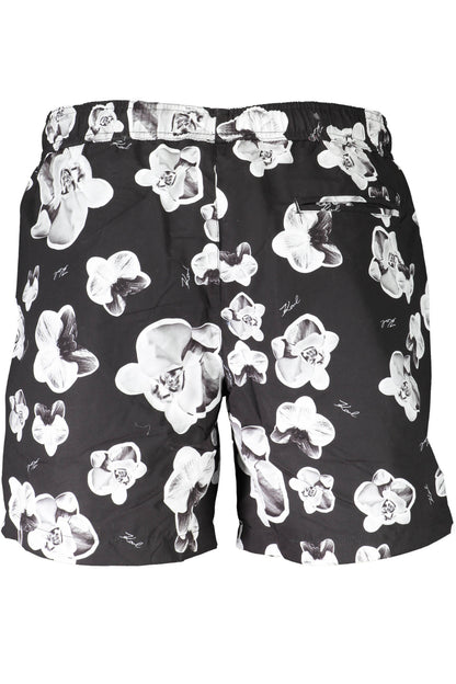 KARL LAGERFELD BEACHWEAR Herren Badehose Hose Bademode, mit Schnürverschluss