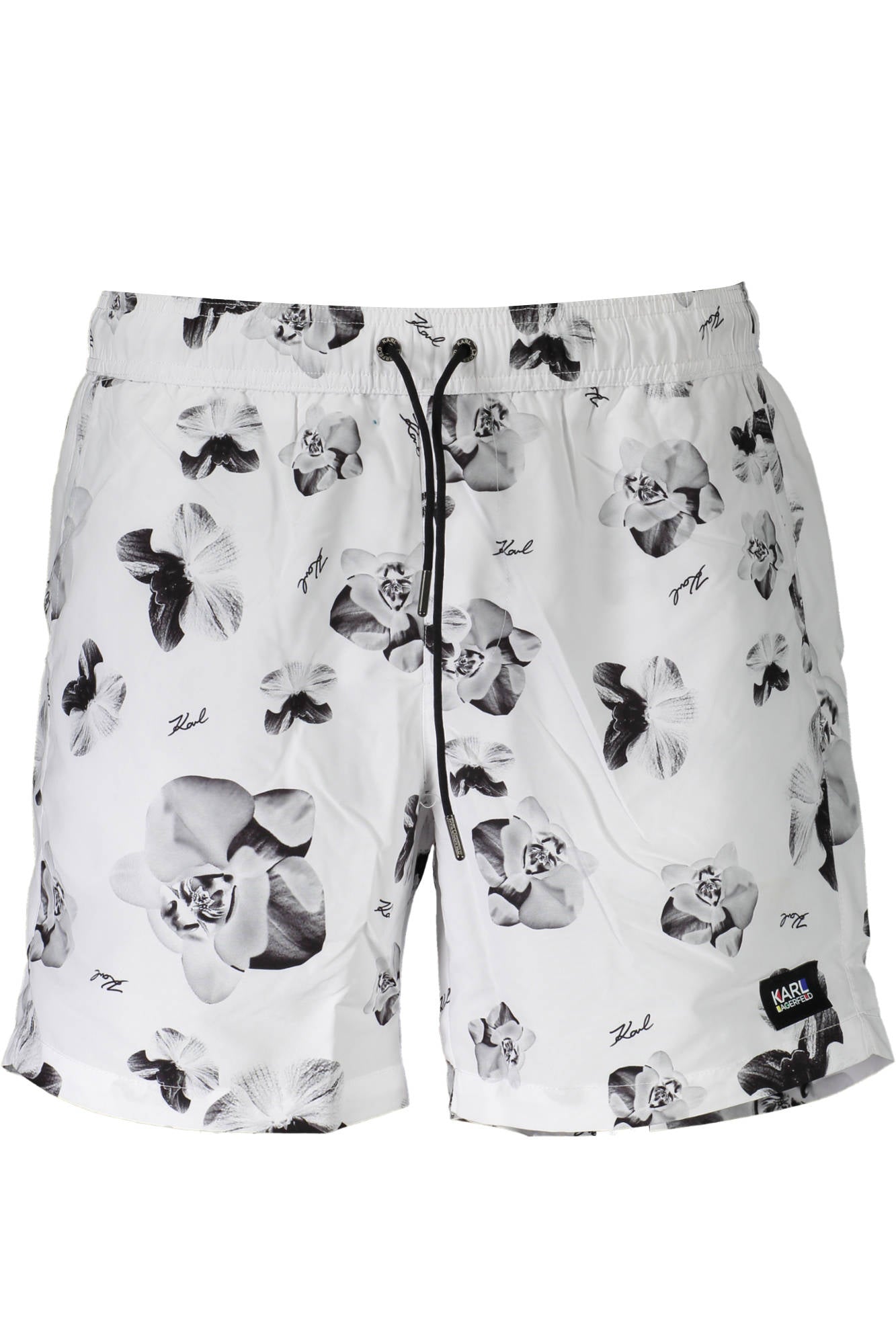 KARL LAGERFELD BEACHWEAR Herren Badehose Hose Bademode, mit Schnürverschluss